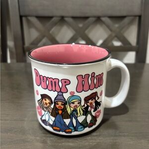 Bratz Dump Him Pink Interior Ceramic Coffee Mug